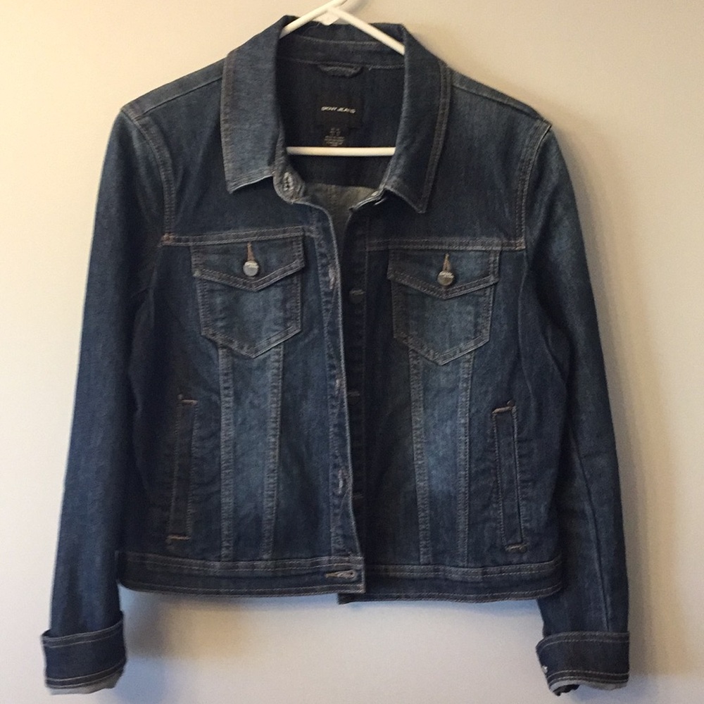 DKNY waist length jean jacket